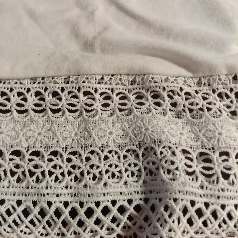 Venus Overall Skirt Lace Hem Sz. Med. Festival Boho Cottage core - Picture 2 of 7